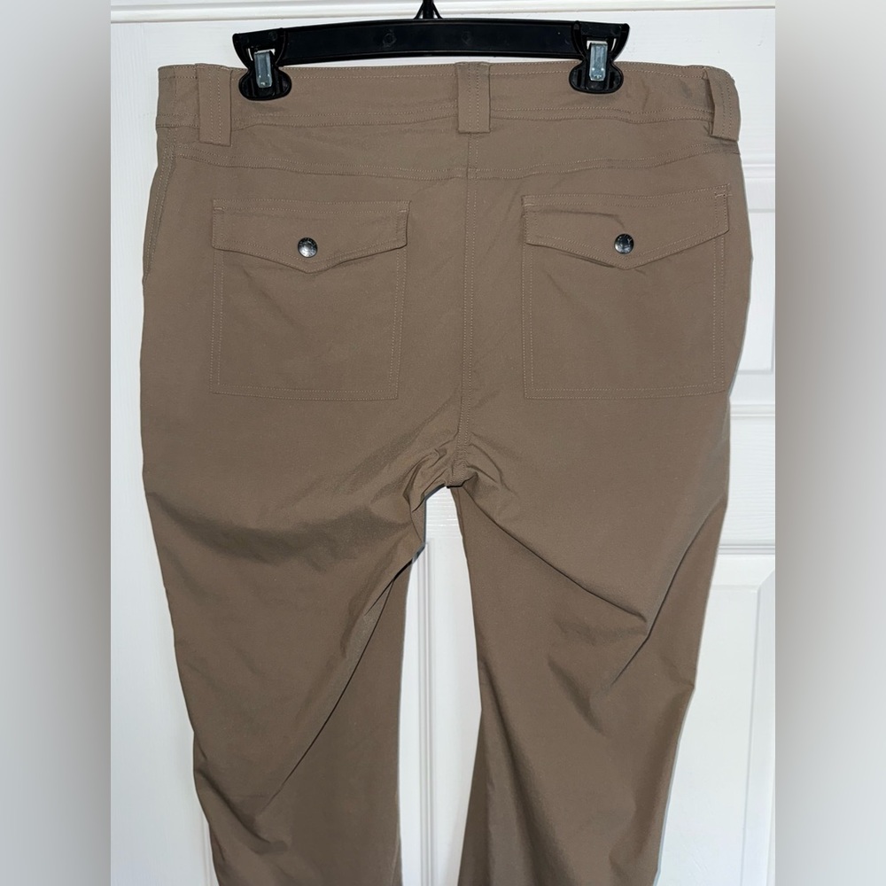 Anatomie The Kate Khaki Skinny Cargo Travel Slimming Stretch Chic Slim Pant XL - Picture 10 of 12